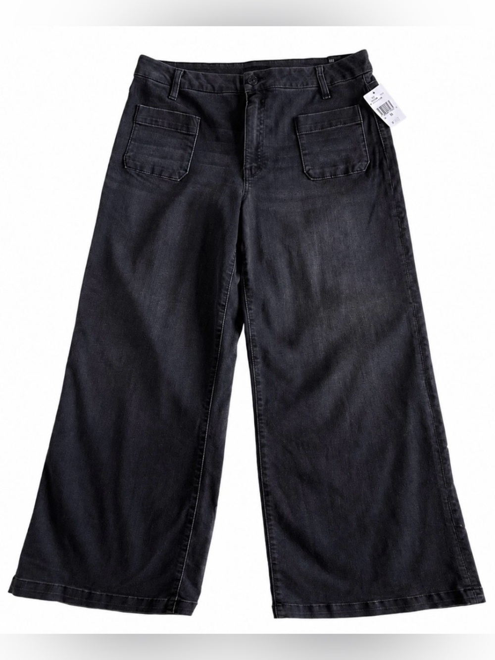 NWT Kut From The Kloth Meg High Rise Wide Leg Black Jeans Size 12